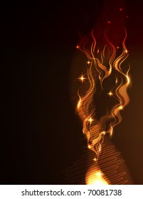 Abstract glowing background, eps10 format