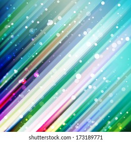Abstract glowing background. Rainbow lines