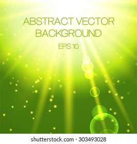 Abstract glowing background with stars