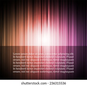 Abstract glowing background with stripes