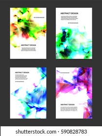 Abstract glowing background. Template for covers, flyers, broshure, banners, posters and placards.