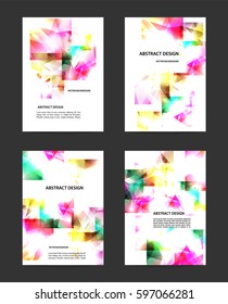 Abstract glowing background. Template for covers, flyers, broshure, banners, posters and placards.