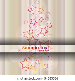 Abstract glowing background. Vector