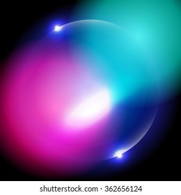 abstract glowing background, Vector Illustration