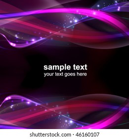 abstract glowing background - vector illustration