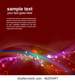 abstract glowing background - vector illustration