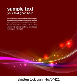 abstract glowing background - vector illustration