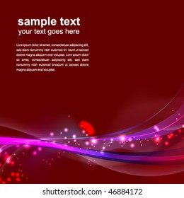 abstract glowing background - vector illustration