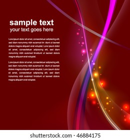 abstract glowing background - vector illustration