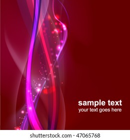 abstract glowing background - vector illustration