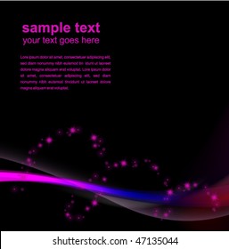 abstract glowing background - vector illustration