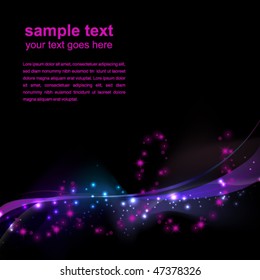 abstract glowing background - vector illustration