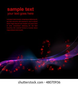 abstract glowing background - vector illustration
