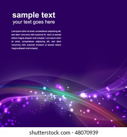 abstract glowing background - vector illustration