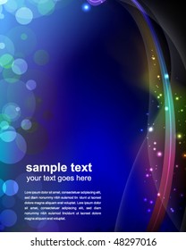 fondo de brillo abstracto - ilustración vectorial