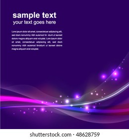 abstract glowing background - vector illustration