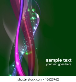 abstract glowing background - vector illustration