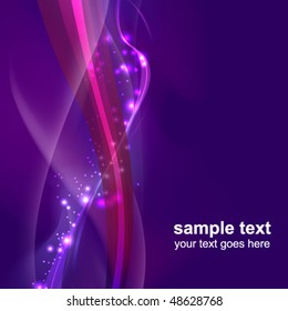 abstract glowing background - vector illustration