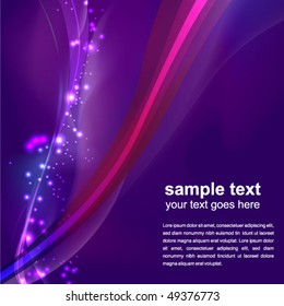 abstract glowing background - vector illustration