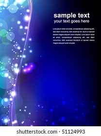 abstract glowing background - vector illustration