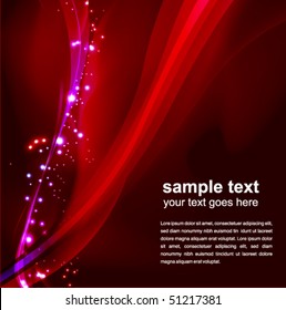 abstract glowing background - vector illustration