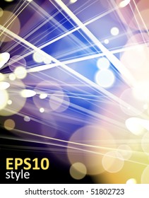 abstract glowing background - vector illustration