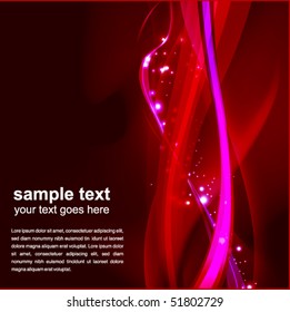 abstract glowing background - vector illustration