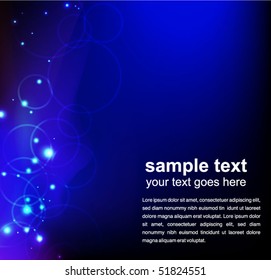 abstract glowing background - vector illustration