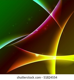 fondo de brillo abstracto - ilustración vectorial