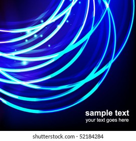 abstract glowing background - vector illustration
