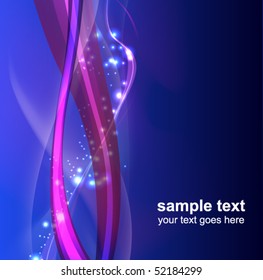 abstract glowing background - vector illustration