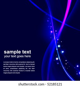 abstract glowing background - vector illustration