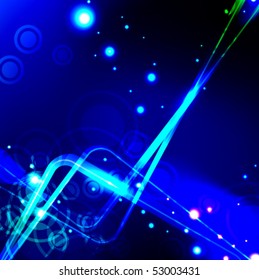 abstract glowing background - vector illustration