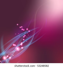 abstract glowing background - vector illustration