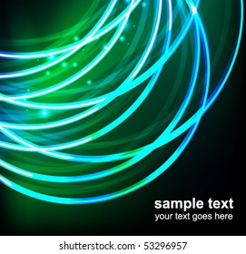fondo de brillo abstracto - ilustración vectorial