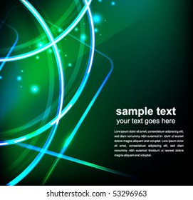 abstract glowing background - vector illustration