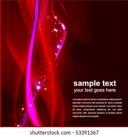 abstract glowing background - vector illustration