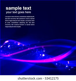 abstract glowing background - vector illustration