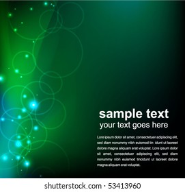abstract glowing background - vector illustration