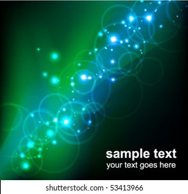 abstract glowing background - vector illustration