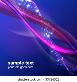 abstract glowing background - vector illustration