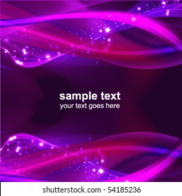 abstract glowing background - vector illustration