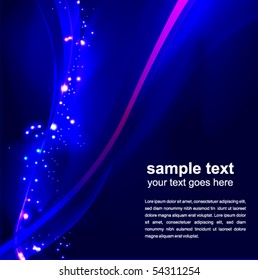 abstract glowing background - vector illustration