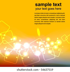 abstract glowing background - vector illustration