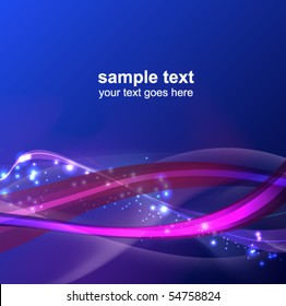 abstract glowing background - vector illustration