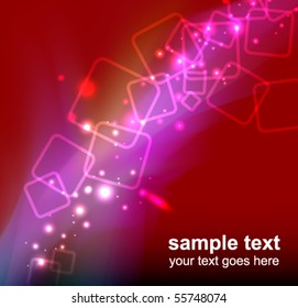 abstract glowing background - vector illustration