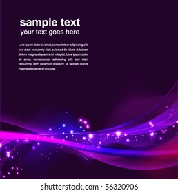 abstract glowing background - vector illustration