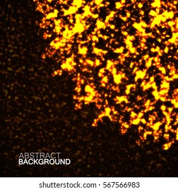 Abstract glowing background. Vector illustration. Eps 10