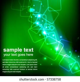 abstract glowing background - vector illustration