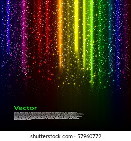 abstract glowing background. Vector illustration